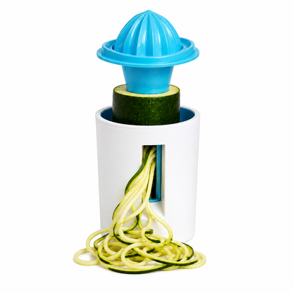 TASTY 3-in-1 Spiralizer & Juicer – Vegetable Spiralizer, Citrus Juicer & Measuring Cup