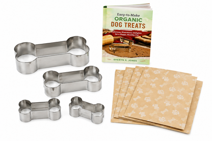Mud Puddle Organic Dog Treats Book & Kit – Cookie Cutters & Gift Bags