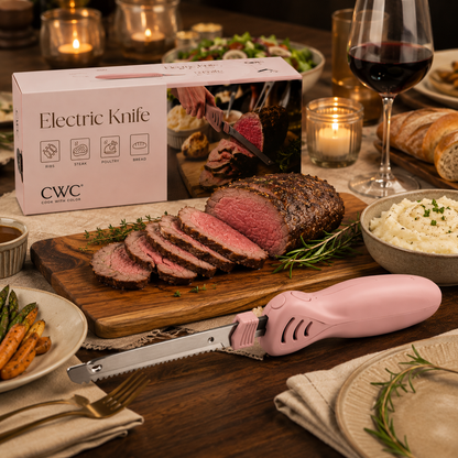 CWC Electric Kitchen Knife – Stainless Steel Carving Knife