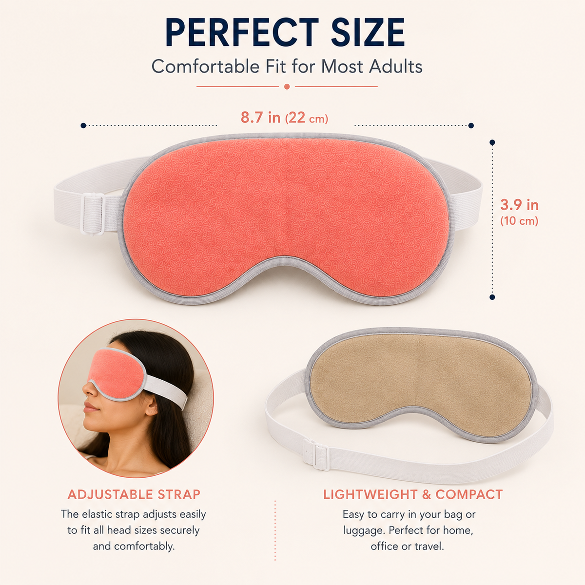 Himalayan Salt Eye Mask – Reusable Hot & Cold Therapy Mask