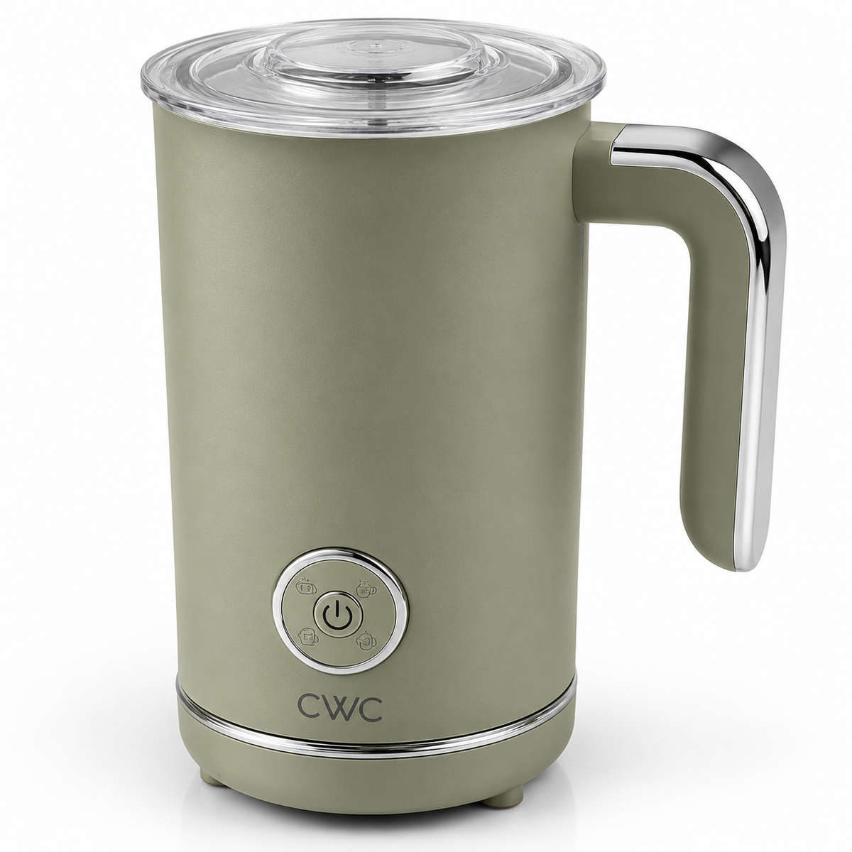 CWC Electric Milk Frother – 4-in-1 Automatic Milk Frother & Milk Warmer – Hot & Cold Foam