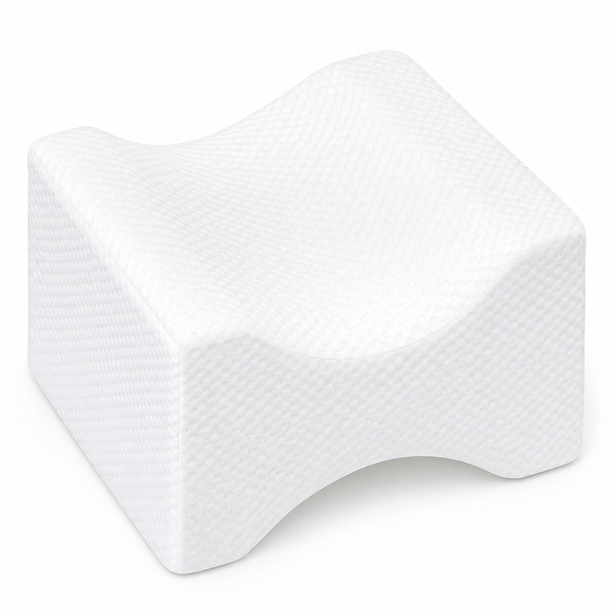 TRAKK Memory Foam Knee Wedge Pillow – Leg Support for Side Sleepers