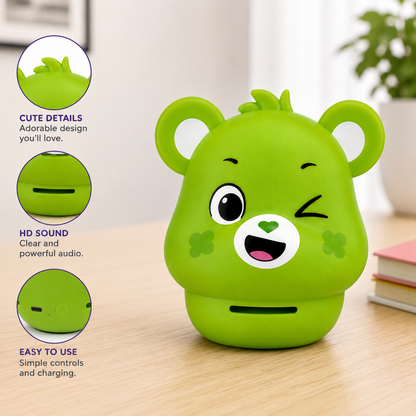 Care Bears Good Luck Bear Wireless Speaker – Bluetooth Rechargeable